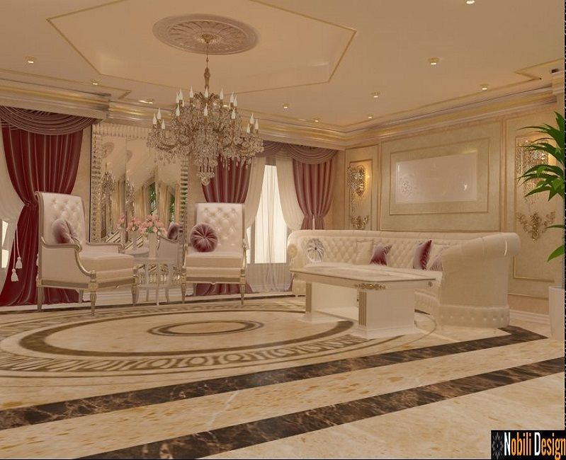 Design interior living clasic Bucuresti